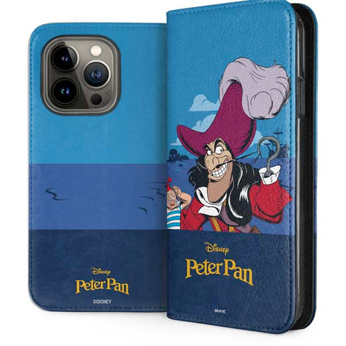 Disney Peter Pan Captain Hook and Smee iPhone 14 Pro Folio Case
