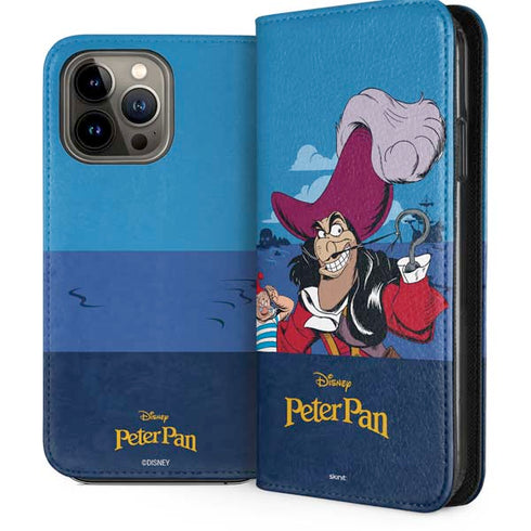 Disney Peter Pan Captain Hook and Smee iPhone 14 Pro Max Folio Case