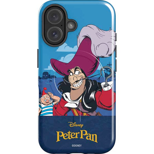 Disney Peter Pan Captain Hook and Smee iPhone 16 Magsafe Impact Case