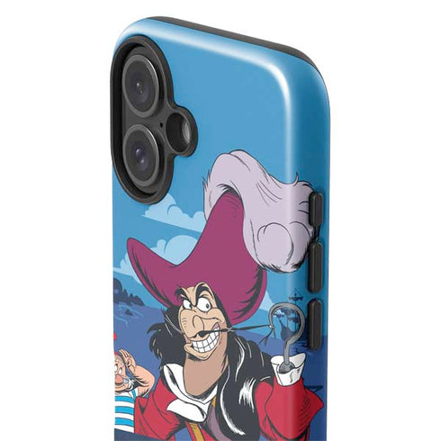 Disney Peter Pan Captain Hook and Smee iPhone 16 Plus Impact Case
