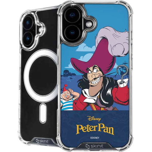 Disney Peter Pan Captain Hook and Smee iPhone 16 Plus MagSafe Case