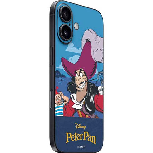 Disney Peter Pan Captain Hook and Smee iPhone 16 Skin