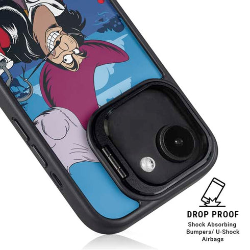 Disney Peter Pan Captain Hook and Smee iPhone 16e Kickstand Case