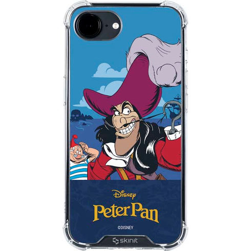 Disney Peter Pan Captain Hook and Smee iPhone 16e Clear Case