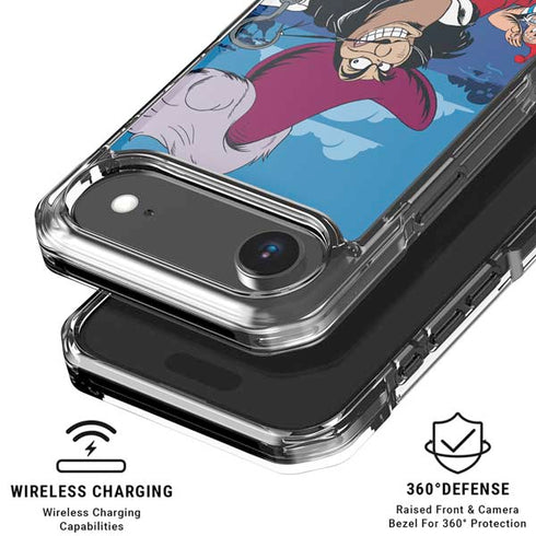 Disney Peter Pan Captain Hook and Smee iPhone 17 Air Clear Case