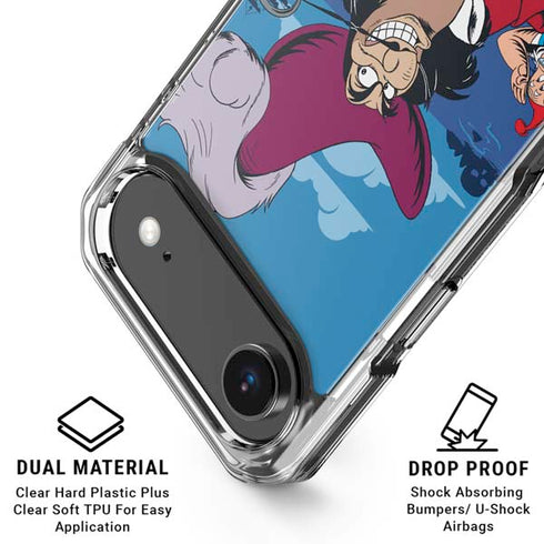 Disney Peter Pan Captain Hook and Smee iPhone 17 Air Clear Case