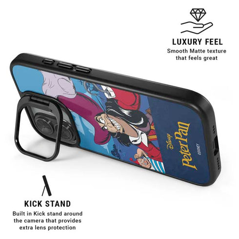 Disney Peter Pan Captain Hook and Smee iPhone 17 Kickstand Case