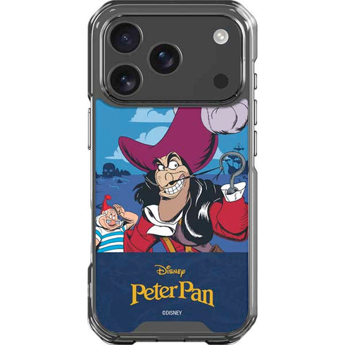 Disney Peter Pan Captain Hook and Smee iPhone 17 Pro Clear Case