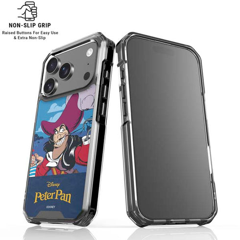 Disney Peter Pan Captain Hook and Smee iPhone 17 Pro Clear Case