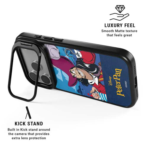 Disney Peter Pan Captain Hook and Smee iPhone 17 Pro Kickstand Case
