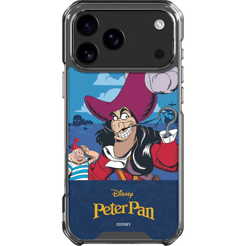 Disney Peter Pan Captain Hook and Smee iPhone 17 Pro Max Clear Case