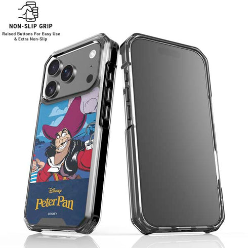 Disney Peter Pan Captain Hook and Smee iPhone 17 Pro Max Clear Case
