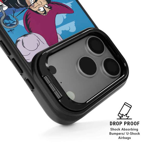 Disney Peter Pan Captain Hook and Smee iPhone 17 Pro Max Kickstand Case