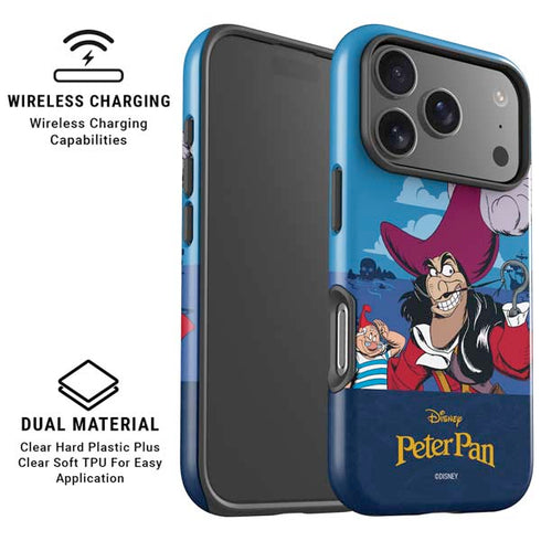 Disney Peter Pan Captain Hook and Smee iPhone 17 Pro Max Magsafe Impact Case