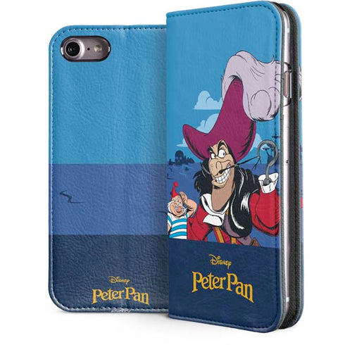 Disney Peter Pan Captain Hook and Smee iPhone 7 Folio Case