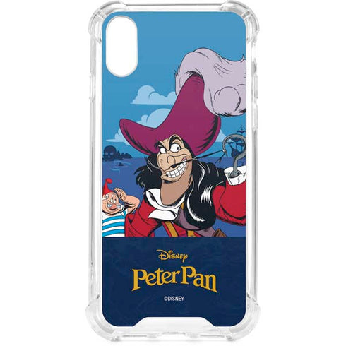 Disney Peter Pan Captain Hook and Smee iPhone XS Clear Case
