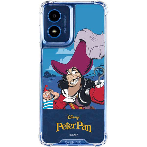 Disney Peter Pan Captain Hook and Smee Moto G Play 4G (2024) Clear Case