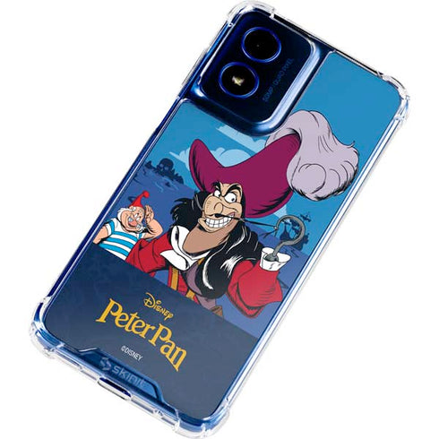 Disney Peter Pan Captain Hook and Smee Moto G Play 4G (2024) Clear Case