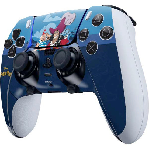 Disney Peter Pan Captain Hook and Smee PS5 DualSense Edge Pro Controller Skin