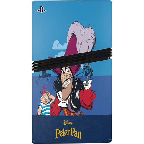 Disney Peter Pan Captain Hook and Smee PS5 Pro Disk Bundle Skin