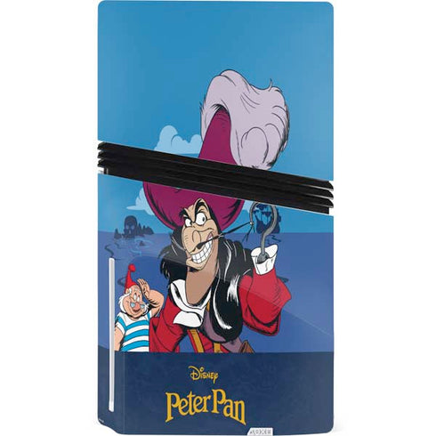 Disney Peter Pan Captain Hook and Smee PS5 Pro Disk Console Skin
