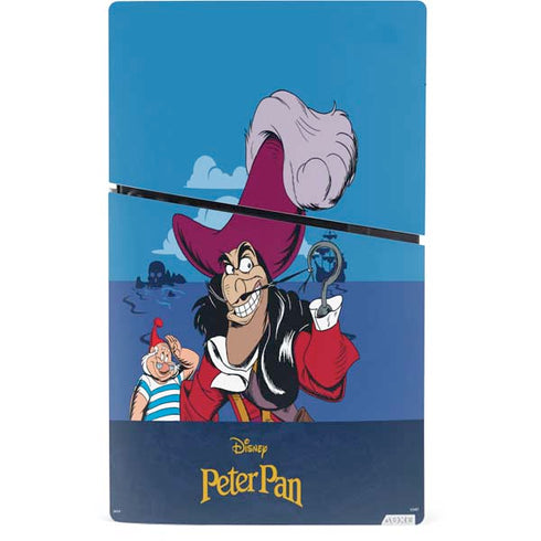 Disney Peter Pan Captain Hook and Smee PS5 Slim Digital Edition Console Skin