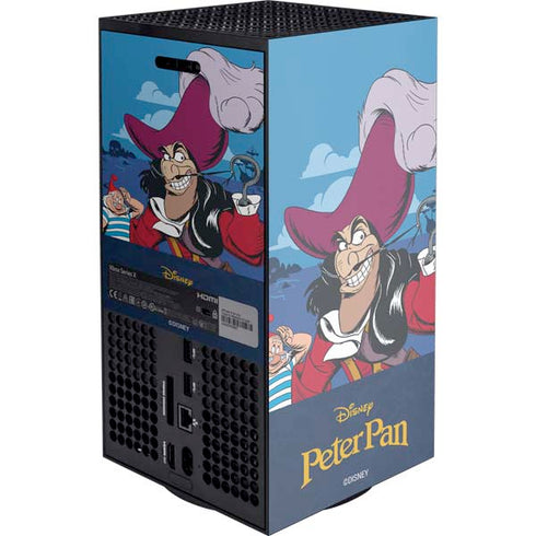 Disney Peter Pan Captain Hook and Smee XBox Series X Digital Edition Console Skin