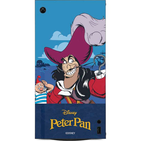 Disney Peter Pan Captain Hook and Smee XBox Series X Digital Edition Console Skin