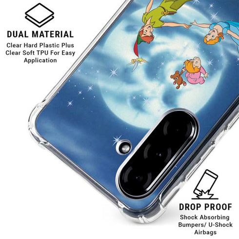 Disney Peter Pan Wendy and the Boys to Neverland Galaxy A36 5G Clear Case
