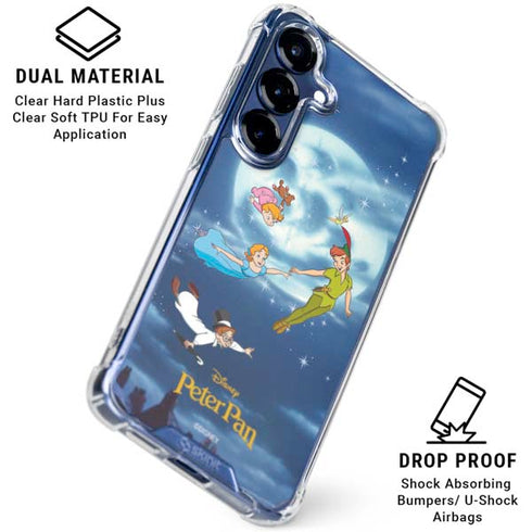 Disney Peter Pan Wendy and the Boys to Neverland Galaxy S25 Clear Case