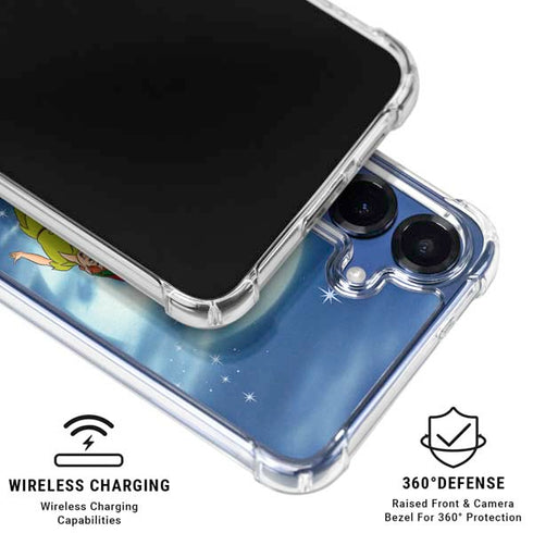 Disney Peter Pan Wendy and the Boys to Neverland Galaxy S25 FE Clear Case