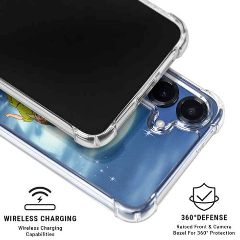 Disney Peter Pan Wendy and the Boys to Neverland Galaxy S25 Plus Clear Case