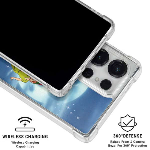 Disney Peter Pan Wendy and the Boys to Neverland Galaxy S25 Ultra Clear Case