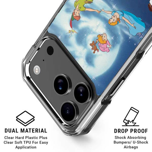 Disney Peter Pan Wendy and the Boys to Neverland iPhone 18 Pro Clear Case