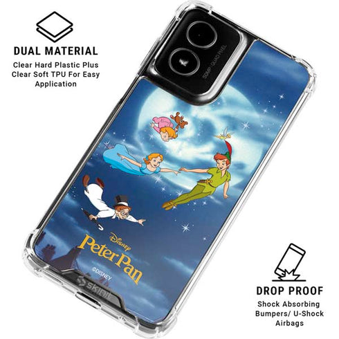 Disney Peter Pan Wendy and the Boys to Neverland Moto G Power 5G (2024) Clear Case
