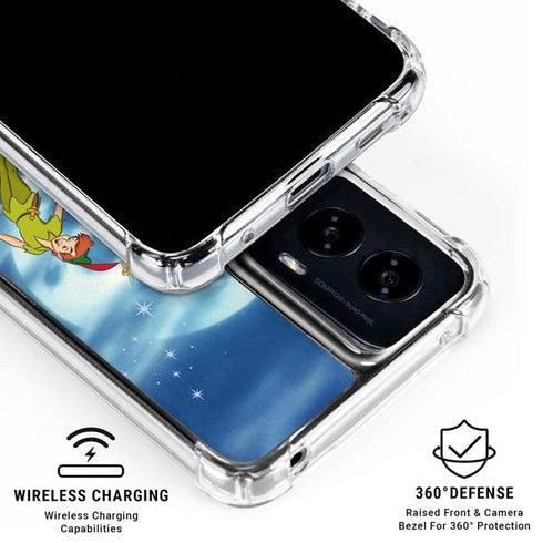 Disney Peter Pan Wendy and the Boys to Neverland Moto G Power 5G (2024) Clear Case