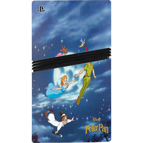 Disney Peter Pan Wendy and the Boys to Neverland PS5 Pro Disk Console Skin