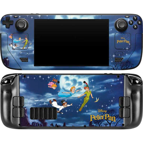 Disney Peter Pan Wendy and the Boys to Neverland Steam Deck Handheld Gaming Computer OLED Skin