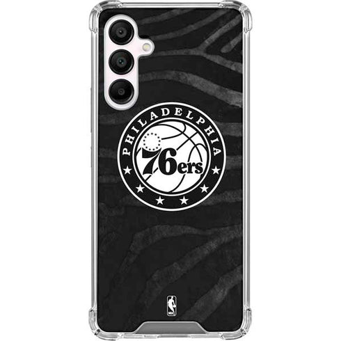 NBA Philadelphia 76ers Animal Print Galaxy A16 5G Clear Case