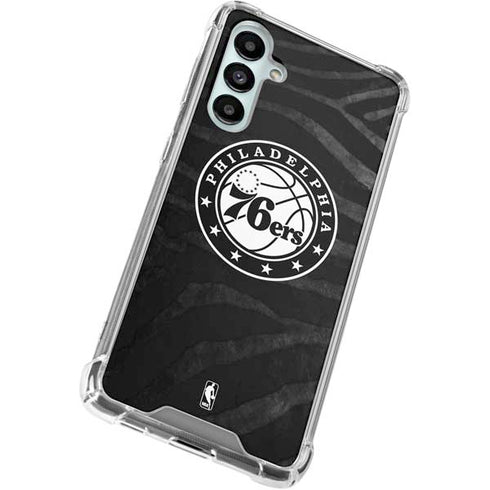 NBA Philadelphia 76ers Animal Print Galaxy A16 5G Clear Case