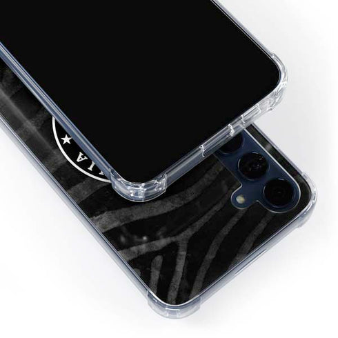 NBA Philadelphia 76ers Animal Print Galaxy A55 5G Clear Case