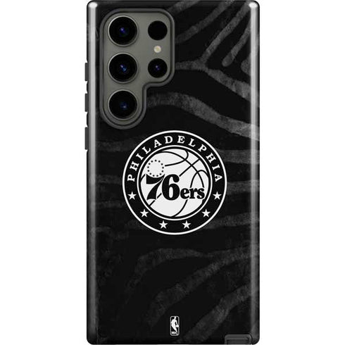 NBA Philadelphia 76ers Animal Print Galaxy S23 Ultra Pro Case