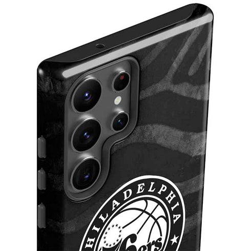 NBA Philadelphia 76ers Animal Print Galaxy S23 Ultra Pro Case