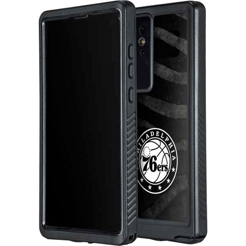 NBA Philadelphia 76ers Animal Print Galaxy S24 Ultra Waterproof Case