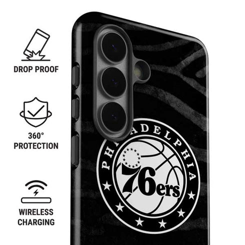 NBA Philadelphia 76ers Animal Print Galaxy S26 Impact Case