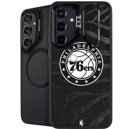 NBA Philadelphia 76ers Animal Print Galaxy S26 Plus Kickstand Case