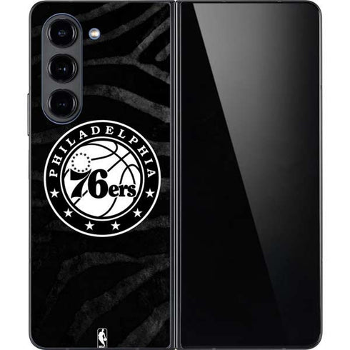 NBA Philadelphia 76ers Animal Print Galaxy Z Fold5 5G Skin