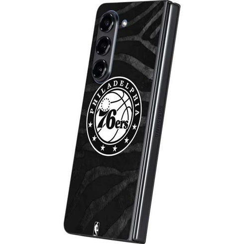NBA Philadelphia 76ers Animal Print Galaxy Z Fold5 5G Skin