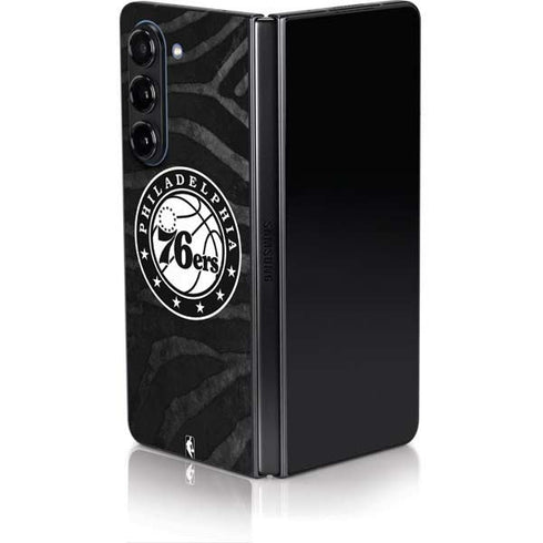 NBA Philadelphia 76ers Animal Print Galaxy Z Fold5 5G Skin