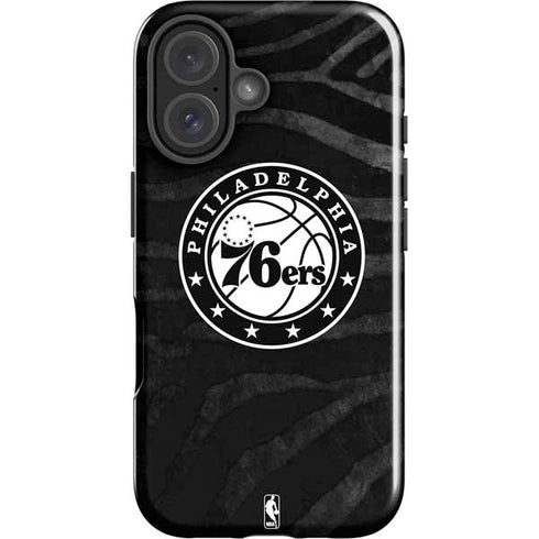NBA Philadelphia 76ers Animal Print iPhone 16 Impact Case